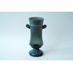 Glass vase on a leg - Krakow Glass Institute