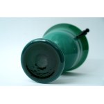 Green glass goblet - Krakow Glass Institute