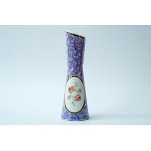 Porcelain vase , Flora with a rose - ZPS Karolina - Danuta Duszniak