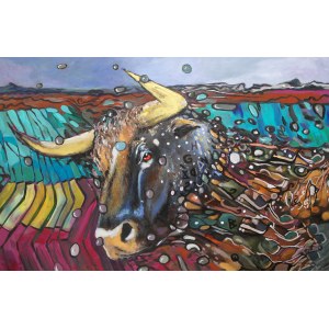 Robert Dzwonkowski, Ibers - Bull from the series Animal, Symbols, Peoples, 2023
