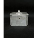 Silver sugar bowl of the box type, 19th century (II)