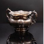 Silver sugar bowl, Russia 19th century.