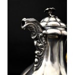 Silver coffee pot 19th century.