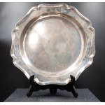 Silver plate, Poland 19th century.