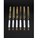 Silver fruit knives