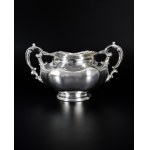 Silver sugar bowl