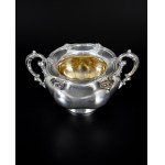 Silver sugar bowl