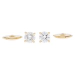 Earrings, 2nd half of the 20th century.