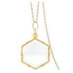 Pendant with chain, France (import feature), early 20th century.