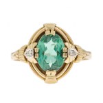 Ring, 1930s-40s, art déco