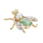 Pendant in the form of a fly, mid-20th century.