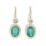 Earrings, 2nd half of the 20th century.