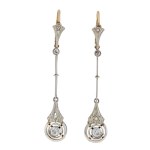 Earrings, 1930s-40s.