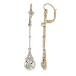 Earrings, 1930s-40s.