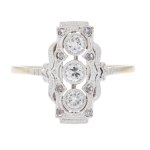 Ring, 1930s-40s, art déco