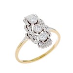 Ring, 1930s-40s, art déco