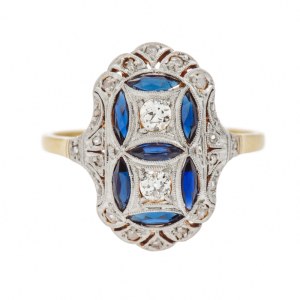 Ring, Austria (import feature), 1920s, art déco