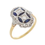 Ring, Austria (import feature), 1920s, art déco