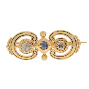 Spilla, prima metà del XIX secolo, Biedermeier