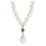 Necklace, mid-20th century.