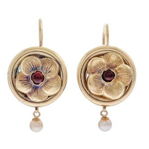 Earrings, Austria, Vienna, 19th/20th century.