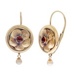 Earrings, Austria, Vienna, 19th/20th century.