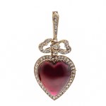 Brooch-pendant in the form of a heart, Hungary, 19th/20th century.