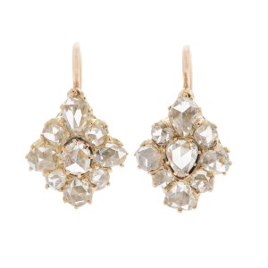 Earrings, early 20th century.