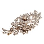 Brooch-pendant with floral motif, first half of 20th century.