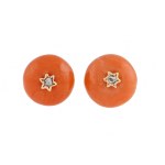 Earrings, 1st half of the 20th century.