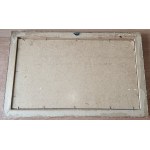 AUTHOR UNKNOWN, PAINTING OIL ON CARDBOARD MOUNTAIN MOTIF, SIGNED SIGNATURE ILLEGIBLE