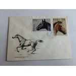 ENVELOPE HORSE HORSE, STAMP, STAMP