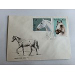 ENVELOPE HORSE HORSE, STAMP, STAMP
