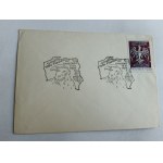 ENVELOPE GNIEZNO OF THE FAMILY OF PIASTS, STAMP, STAMP