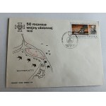 ENVELOPE 50TH ANNIVERSARY OF DEFENSIVE WAR STAMP WESTERPLATTE
