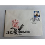 ENVELOPE BATTLE FOR NARVIK STAMP STAMP