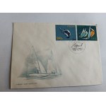 ENVELOPE SAILBOAT SPORT STAMP