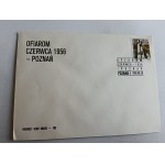 ENVELOPE TO THE VICTIMS OF JUNE 1956 POZNAŃ STAMP