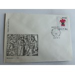 ENVELOPE WOODCUT CARICATURE