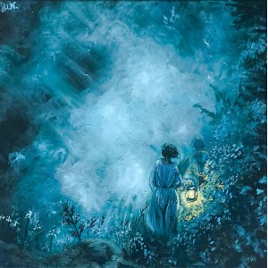 Sylwia WALKOWICZ-NOWAK (b. 1994), Lantern in the Fog, 2025