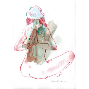 Kateryna OCHEREDKO (b. 1985), Nude sketching 85, 2025