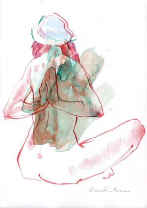 Kateryna OCHEREDKO (ur. 1985), Nude sketching 85, 2025