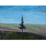 Marcelina SIWIEC (ur. 1990), Pejzaż ze świerkiem, 2026