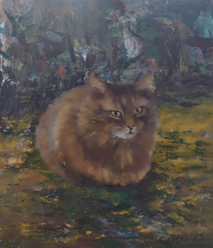 Celina REISS-LITKE (ur. 1950), Kot przy lesie, 2025