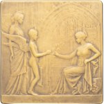Albert I (1909-1934). Plaque, French section of the Brussels International World