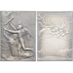 IIIe République (1870-1940). Plaque, Exposition universelle internationale de 1900 Paris, by O. Roty 1900, Paris.