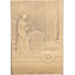 IIIe République (1870-1940). Plaque, Obsèques nationales de Marcelin Berthelot, presented by the Senate to Georges Clémenceau, by L. Deschamps 1907, Paris.