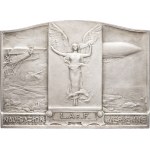 IIIe République (1870-1940). Plaque, air navigation, for the Ligue Aéronautique de France, by A. Morlon ND (awarded in 1918), Paris.