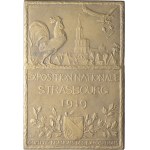 IIIe République (1870-1940). Brochure, Strasbourg national exhibition, by Henry Nocq after Hansi 1919, Paris.