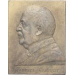 IIIe République (1870-1940). Plaquette, Maurice Hanriot directeur des essais des Monnaies et Médailles, by J. GJ 1923, Paris.